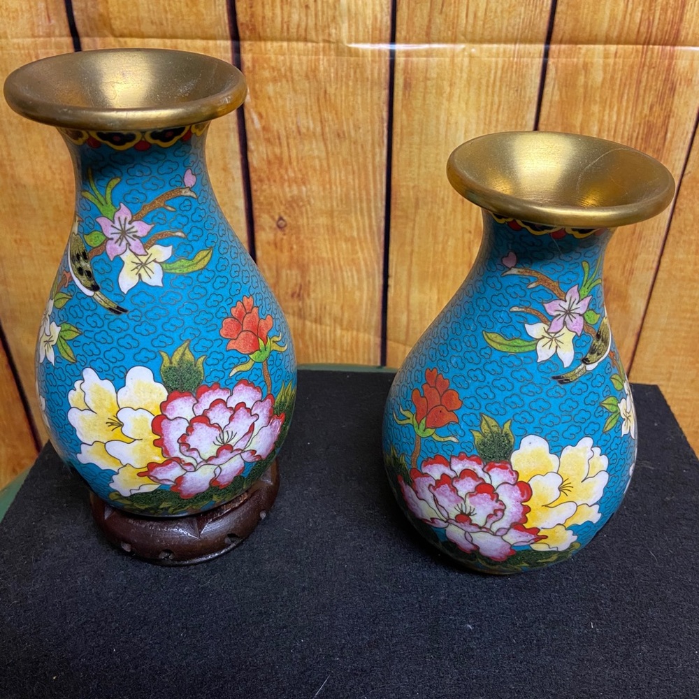 Antique vintage Japanese vases